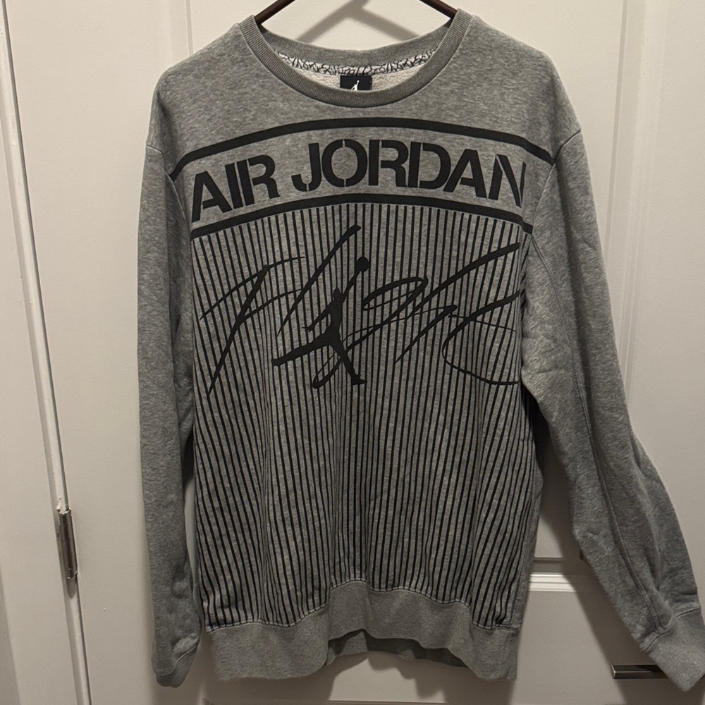 Jordan Air Gray Crewneck Sweater